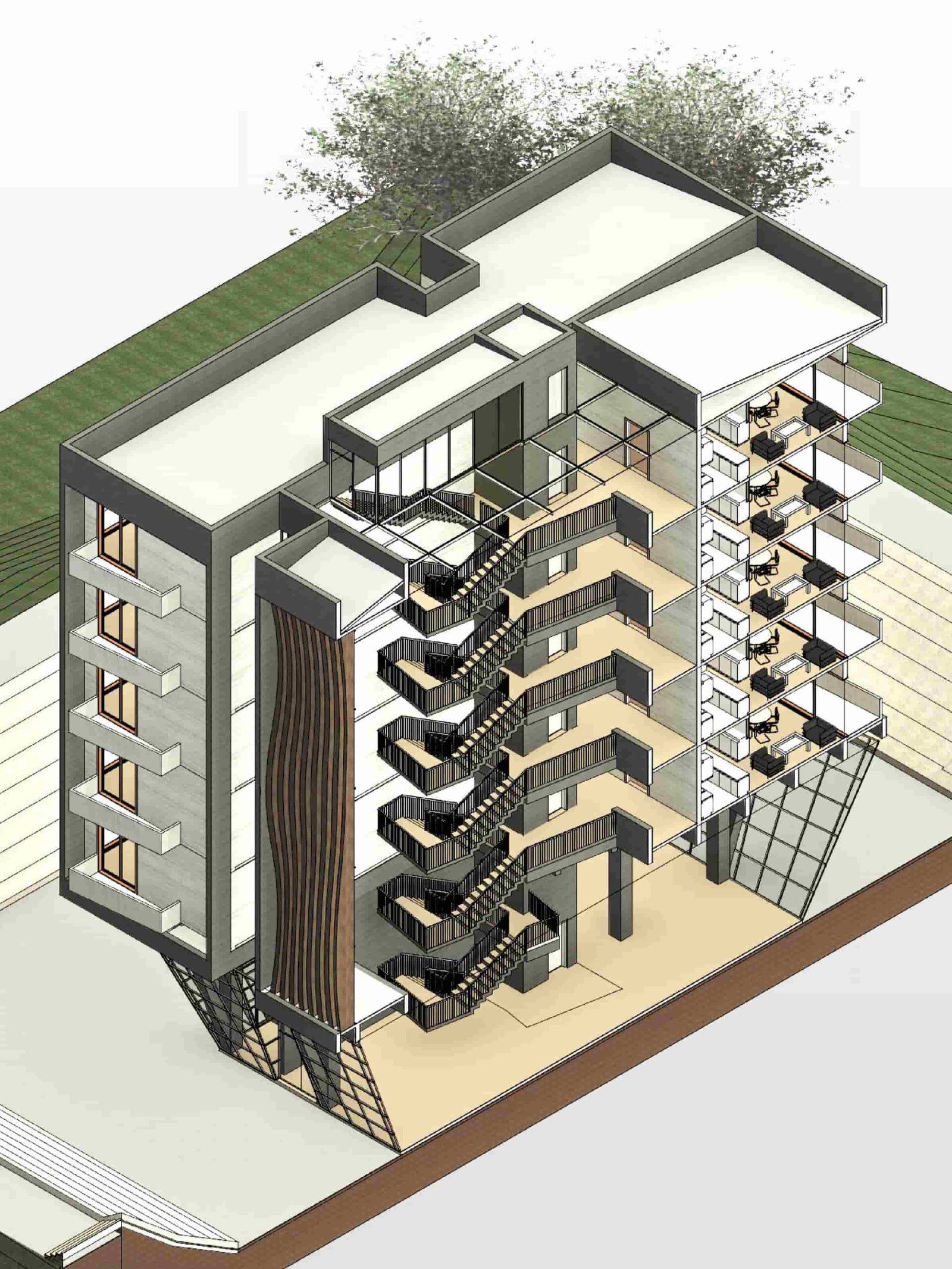 3D section - REVIT